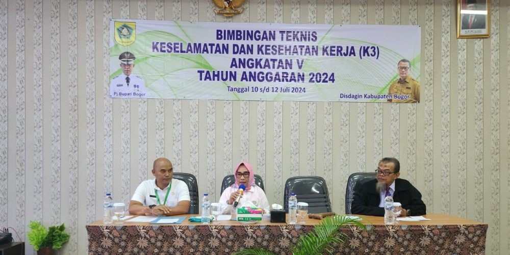 KEGIATAN BIMBINGAN TEKNIS KESELAMATAN DAN KESEHATAN KERJA (K3) ANGKATAN V TAHUN 2024