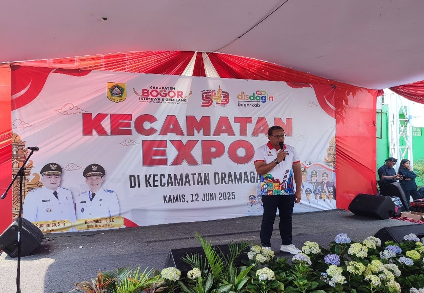 UPAYA MENINGKATKAN EKONOMI UMKM, DISDAGIN GELAR KECAMATAN EXPO DI DRAMAGA
