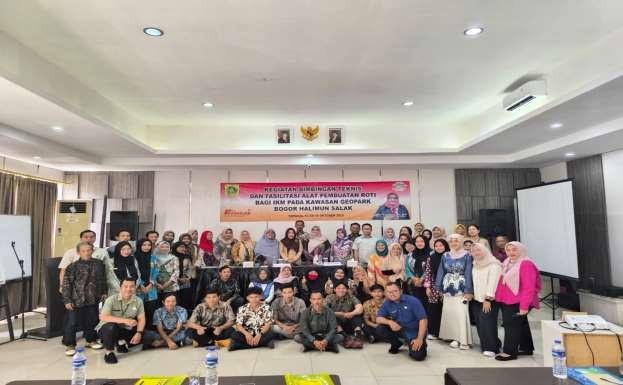 KEGIATAN BIMTEK DAN FASILITASI ALAT PEMBUATAN ROTI BAGI IKM DALAM KAWASAN GEOPARK BOGOR HALIMUN SALAK TAHUN 2025