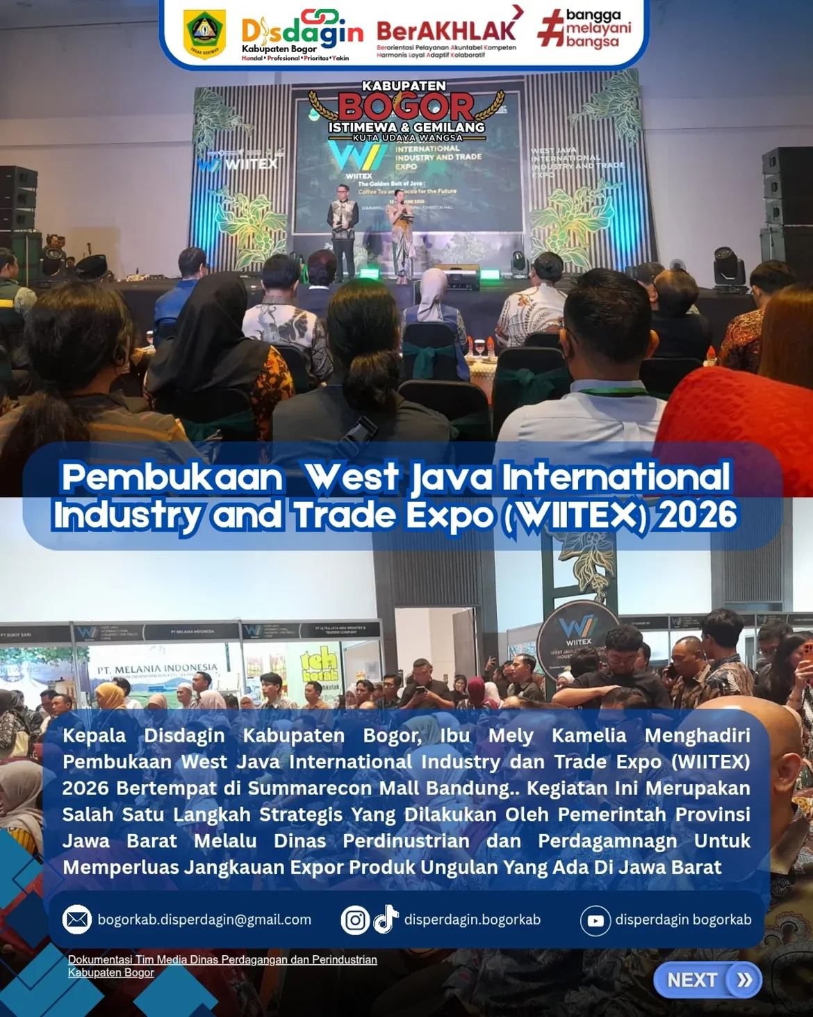 Pembukaan West Java International Industry and Trade Expo (WIITEX) 2026