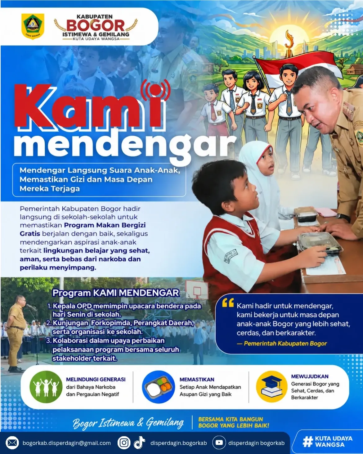 Program KAMI MENDENGAR Kabupaten Bogor