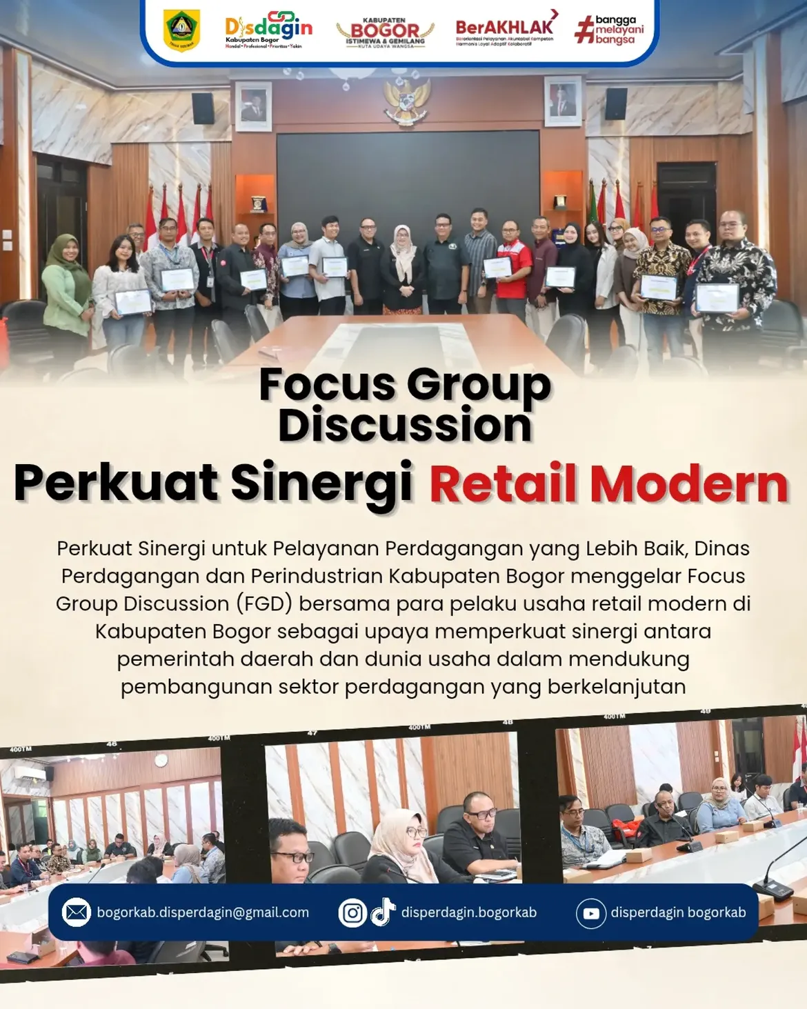 Focus Group Discussion (FGD) Bersama Para Pelaku Usaha Retail Modern